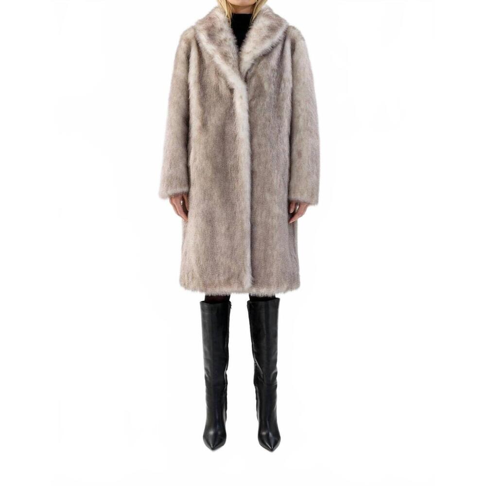 NEW UNREAL FUR elixir jacket in grey natural